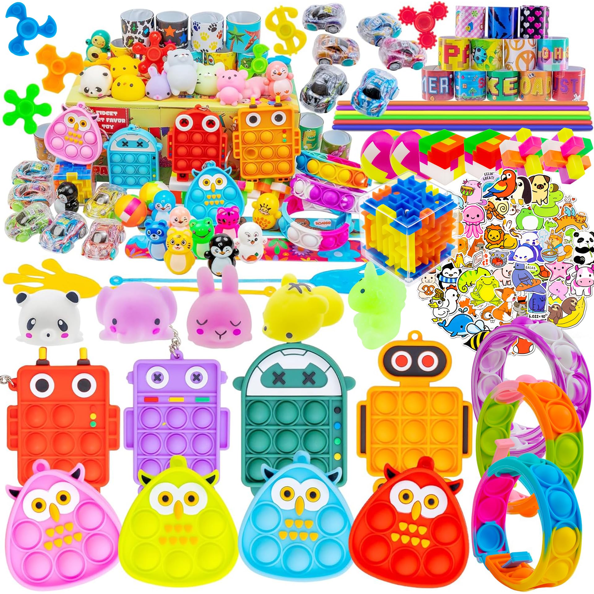 Amazon.com: 110 PCS Party Favors for Kids 4-8-12, Goodie Bags